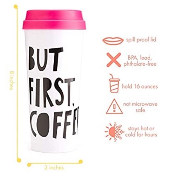 Ban.do “But First Coffee” travel mug - Picture 2 of 2